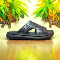 Hautton Men Geniune Leather Stylish & Comfortable Padding Slipper