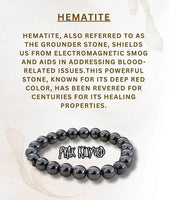 Prak Kinyued Hematite Stone Unisex Bracelet – Timeless Strength, Modern Spirit