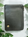 HAUTTON Classic Geniune Leather Small Coin Cum Cash Black Wallet For Unisex