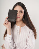 HAUTTON Classic Geniune Leather Small Coin Cum Cash Brown Wallet For Unisex