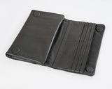 Hautton's genuine leather unisex
wallet cum passport and credit card long wallet