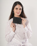 HAUTTON Classic Geniune Leather Small Coin Cum Cash Black Wallet For Unisex