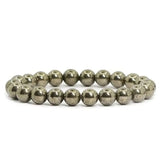 PRAK KINYUED Pyrite Gemstone Unisex Bracelet Timeless Strength , Modern Spirit