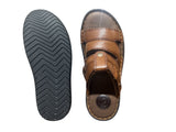 Hautton Men Geniune Leather Stylish and Comfortable Comfy Padding Slipper