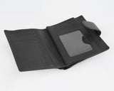 HAUTTON Classic Geniune Leather Unisex Passport Holder Credit Card Wallet