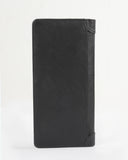 HAUTTON Casual Black Premium Unisex Long Leather Wallet