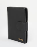 HAUTTON Classic Geniune Leather Unisex Passport Holder Credit Card Wallet