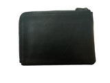 HAUTTON Classic Geniune Leather Small Coin Cum Cash Black Wallet For Unisex