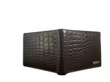 Hautton Classic Geniune Croc Leather Wallet with 8 card slots for Men