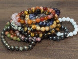 PRAK KINYUED Pyrite Gemstone Unisex Bracelet Timeless Strength , Modern Spirit