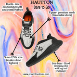 HAUTTON Men’s Ultra Soft Socks Padding Running Shoe