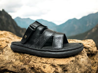 Hautton Men Geniune Leather Stylish and Comfortable Comfy Padding Slipper