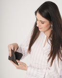 HAUTTON Classic Geniune Leather Small Coin Cum Cash Brown Wallet For Unisex