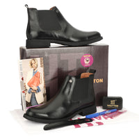 Hautton new premium Chelsea Boot Party wear collection Geniune leather shoe party wear for men