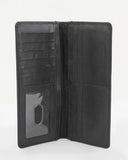HAUTTON Casual Black Premium Unisex Long Leather Wallet