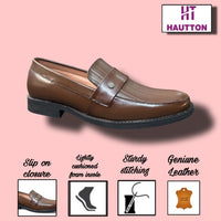 Hautton new premium Formal slip-on Party wear collection Geniune leather shoe party wear for men