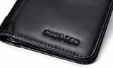 HAUTTON Casual Black Premium Unisex Long Leather Wallet