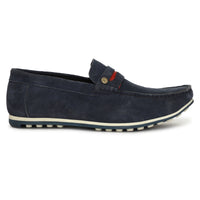 HAUTTON Blue Casual Genuine Leather Sneakers for Men