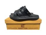 Hautton Men Geniune Leather Stylish and Comfortable Comfy Padding Slipper - PRAKONLINESTORES
