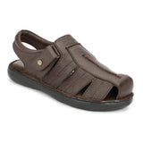 Hautton Premium Geniune leather Orthopedic comfortable pad sandal for men - PRAKONLINESTORES