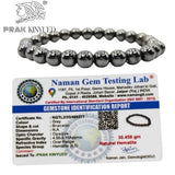 Prak Kinyued Hematite Stone Unisex Bracelet – Timeless Strength, Modern Spirit - PRAKONLINESTORES