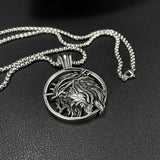 Prak Kinyued Premium Top Quality 316 Stainless Steel Silver Chain with Pendant for Men** - PRAKONLINESTORES