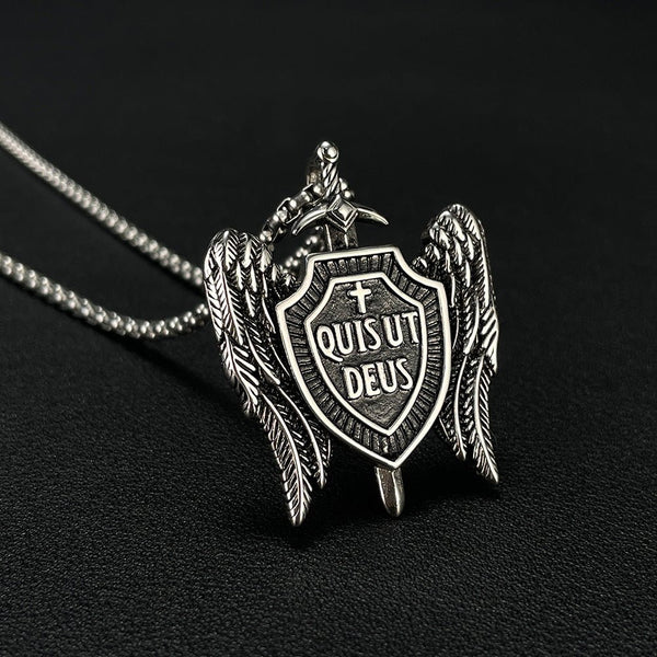 Prak Kinyued Premium Top Quality 316 Stainless Steel SILVER Chain with Pendant for Men** - PRAKONLINESTORES