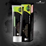 PARK DANIEL Natural Activated Charcoal Teeth Whitening Toothpaste - For Tobacco Stain, Tartar, Gutkha Stain and Yellow Teeth Removal | No Side Effect (100gm) Toothpaste (100) - PRAKONLINESTORES