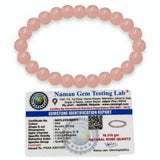Rose Quartz Unisex “Prak Kinyued” Gemstone Bracelet – Love • Calm • Clarity - PRAKONLINESTORES