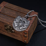 Prak Kinyued Premium Top Quality 316 Stainless Steel SILVER Chain with Pendant for Men** - PRAKONLINESTORES