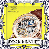 Prak Kinyued Automatic Wrist Watch – Brown Leather Strap - PRAKONLINESTORES