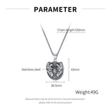 Prak Kinyued Premium Top Quality 316 Stainless Steel SILVER Chain with Pendant for Men** - PRAKONLINESTORES