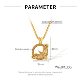 Prak Kinyued Premium Top Quality 316 Stainless Steel SILVER Chain with Pendant for Men** - PRAKONLINESTORES