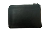 HAUTTON Classic Geniune Leather Small Coin Cum Cash Black Wallet For Unisex - PRAKONLINESTORES