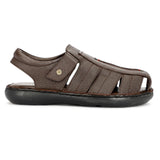 Hautton Premium Geniune leather Orthopedic comfortable pad sandal for men - PRAKONLINESTORES