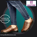 Hautton Premium Geniune leather Sandal For Men - PRAKONLINESTORES