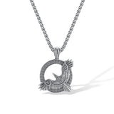 Prak Kinyued Premium Top Quality 316 Stainless Steel SILVER Chain with Pendant for Men** - PRAKONLINESTORES