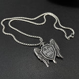 Prak Kinyued Premium Top Quality 316 Stainless Steel SILVER Chain with Pendant for Men** - PRAKONLINESTORES