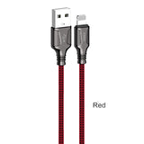 STIYA KAKU KSC 441 JIESHENG Aluminium Alloy 3.2 A High Current Speed Fast Charging & Data Sync USB Cable Compatible for iPhone 6/6S/7/7+/8/8+/10/11, iPad Air/Mini, iPod and iOS Devices