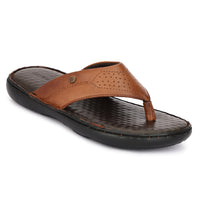 HAUTTON Men's Geniune Leather Stylish Padding Slipper | Casual & Comfortable Slippers/Sandals