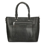 HAUTTON Women's Premium Geniune Leather Large Handbag | Hand Held Bag | Hand-held Bag | Ladies Leather Purse with Zipper Closure
Colour: Black