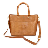 HAUTTON Women's Premium Geniune Leather Large Handbag | Hand Held Bag | Hand-held Bag | Ladies Leather Purse with Zipper Closure

Colour: Tan Brown