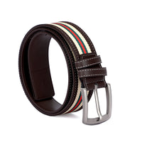 HAUTTON GENIUNE LEATHER BELT FASHION EVER STRIPE COLLECTION EXCLUSIVELY FOR BOYS/MEN