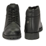 HAUTTON  Men Black Ankle Length Boots