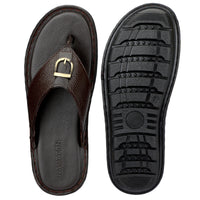 HAUTTON Men's Geniune Leather Casual Padding Slipper | Stylish Comfortable Slippers & Sandals