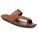 HAUTTON Men's Geniune Leather Casual Padding Slipper | Stylish & Comfortable Slippers / Sandals
