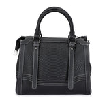HAUTTON Women Genuine Leather Black Handbag