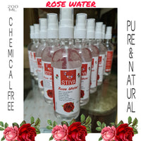 STIYA Pure & Natural ROSE WATER  200 ML MIST SPRAY
