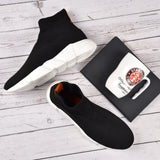 HAUTTON Men's Stylish Light-Weight Breathable Sneakers | Casual Running Ultra Soft Socks Slip-On Padding Walking, Gym Shoes