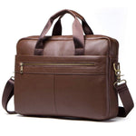 CONTACTS LEATHER OFFICE BAG